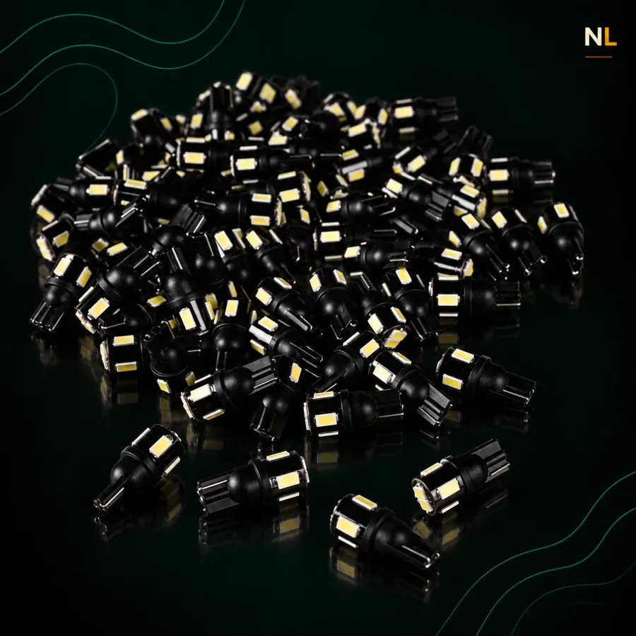 158 6 Leds SMD 5630 negra 12v