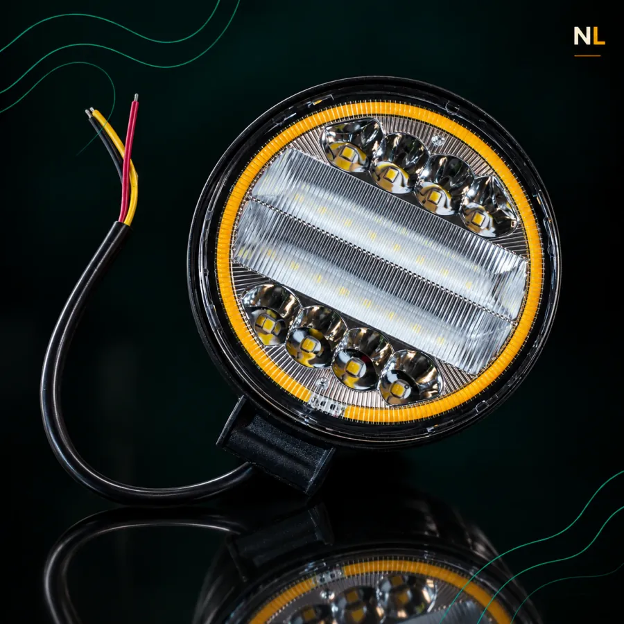Faro Led redondo ultra Led 42W 12/24V