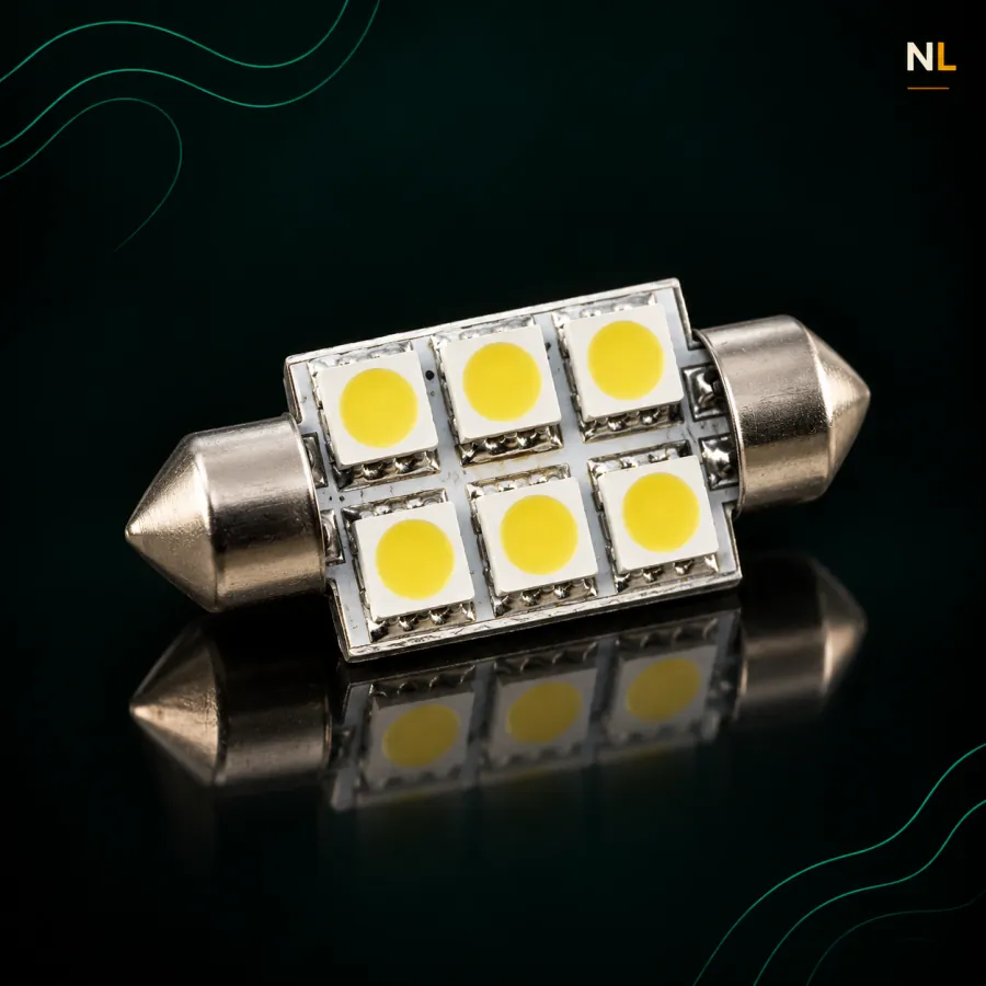 Tubular 6 Leds SMD 5050 12V