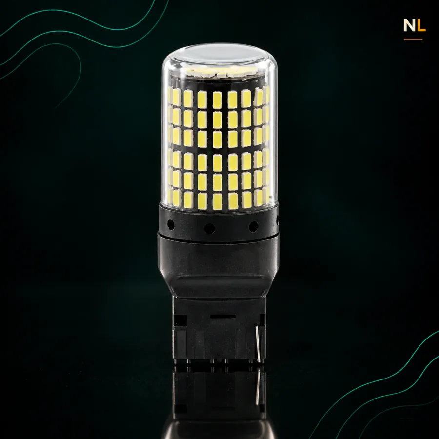 T20 (2 Polos) 144SMD 7443 Canbus 12V x unidad