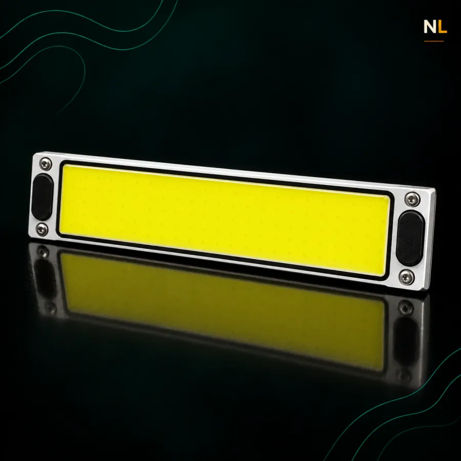 PLAFON LED COB RECTANGULAR 30X4CM CON BOTON X PAR