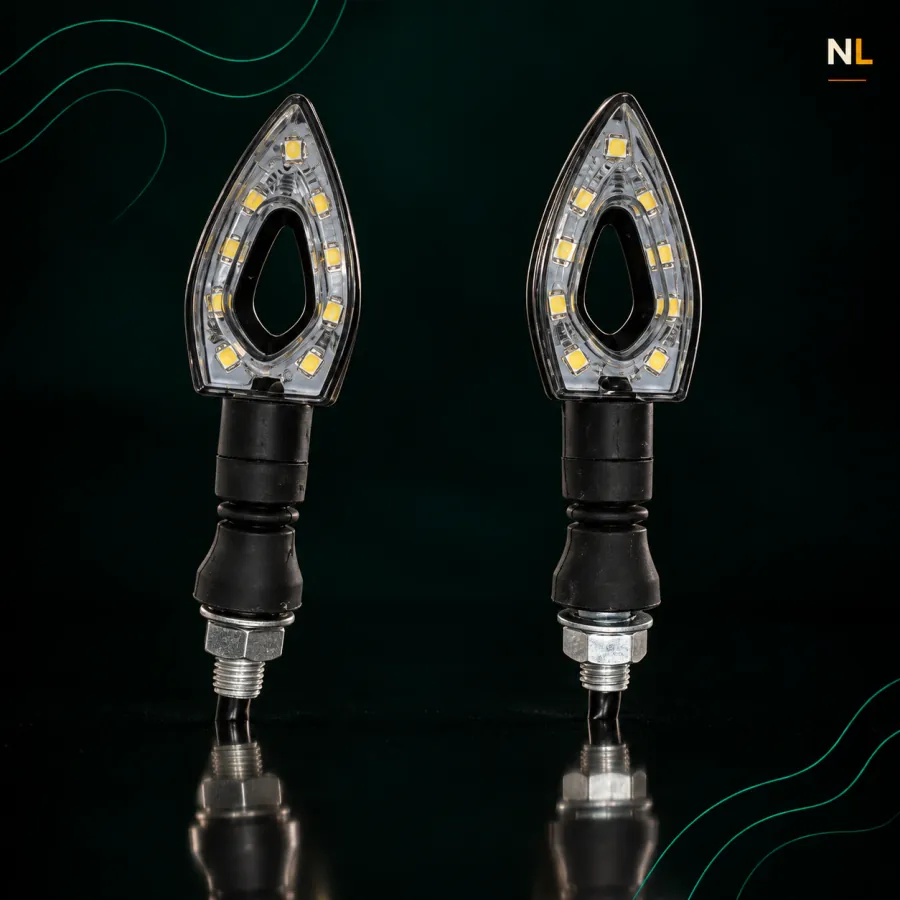 GIRO MOTO LED TRIANGULAR X PAR