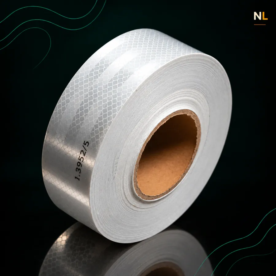 Rollo cinta reflectiva blanca 5 cm X 47 5 Mts