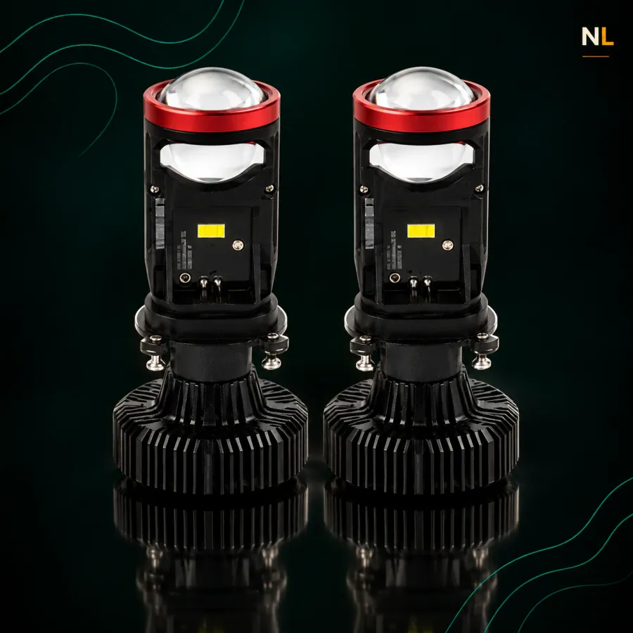 CREE LED Y7 H4 CON LUPA x JUEGO