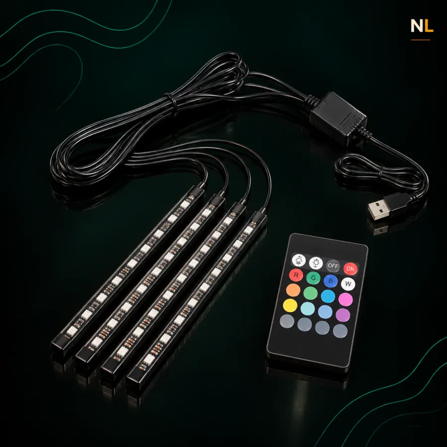 KIT 4 TIRAS RGB 22CM