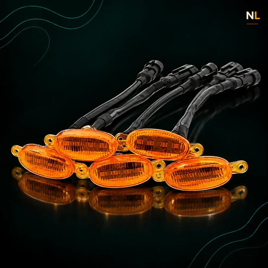 Kit Luces Ambar Para Parrilla de Camioneta